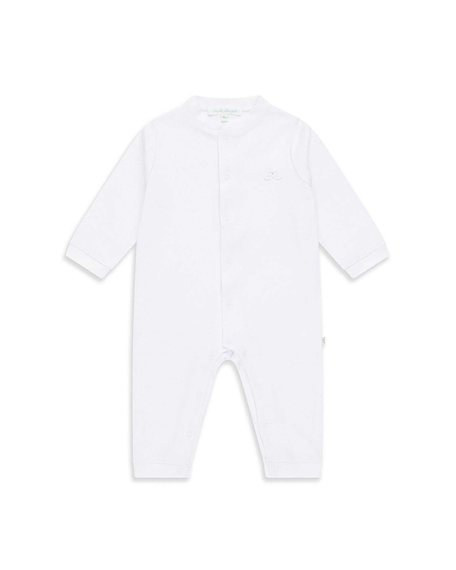 Marie Chantal Gift Sets | Angel Wing Organic Cotton 2 Piece Set - White