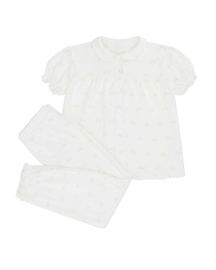 Marie Chantal The Iconic Angel Wing | Angel Wing Print Pyjamas - Child Cream