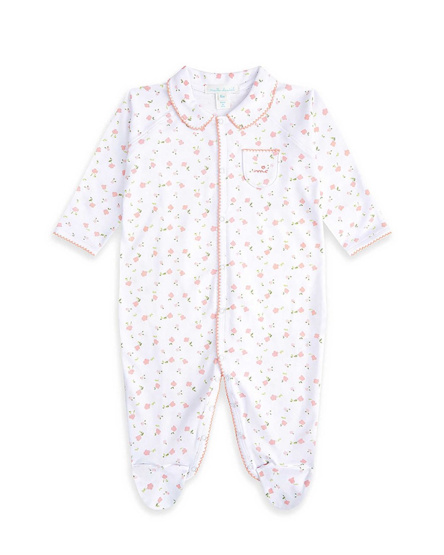 Marie Chantal Baby Girl | Bloom Wind Sleepsuit - Pink