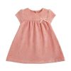 Marie Chantal The Iconic Angel Wing | Angel Wing Velour Dress - Baby Dusty Pink