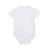 Marie Chantal Baby Boy | Star & Crown Wrap Onesie - Blue