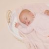 Marie Chantal The Iconic Angel Wing | Angel Wing Cashmere Pointelle Blanket - Pink