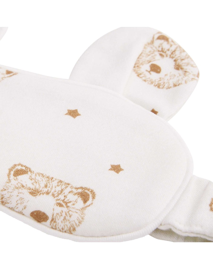 Marie Chantal Sleepwear | Bear Sleep Mask - Child Cream