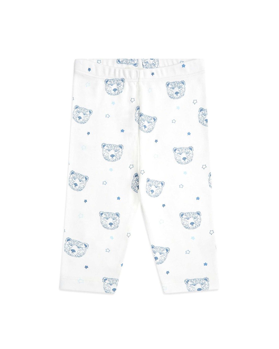 Marie Chantal Baby Boy | Bear Two Piece Set - Baby Blue