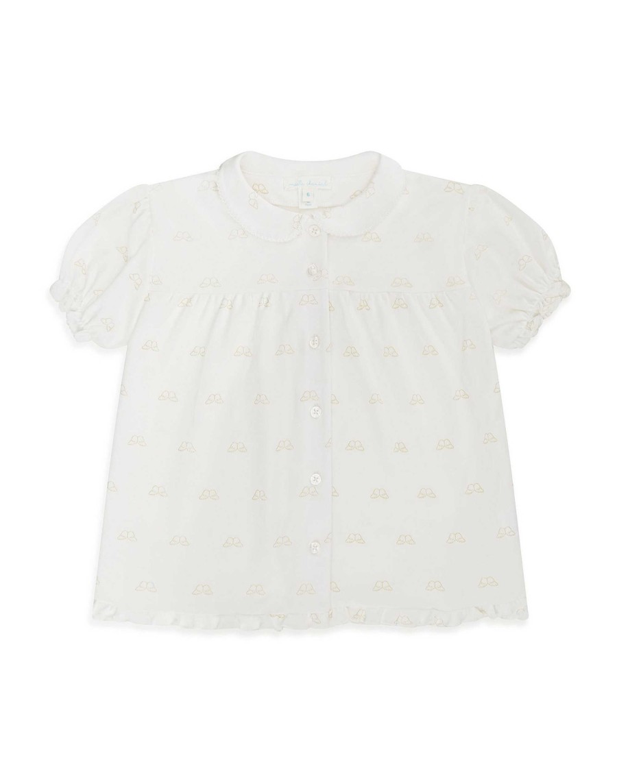 Marie Chantal The Iconic Angel Wing | Angel Wing Print Pyjamas - Child Cream