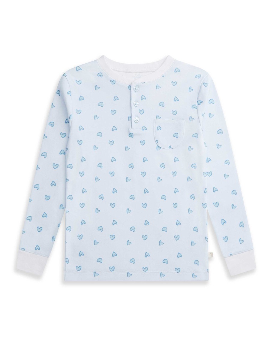 Marie Chantal Sleepwear | Love Heart Pyjama - Child Blue