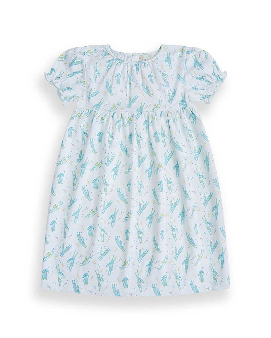 Marie Chantal Sleepwear | Little Bunny Nightgown - Child Blue