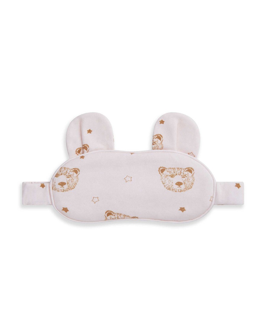 Marie Chantal Sleepwear | Bear Sleep Mask - Child Pink